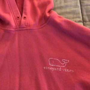 Pink hoodie, worn twice, Missing drawstring